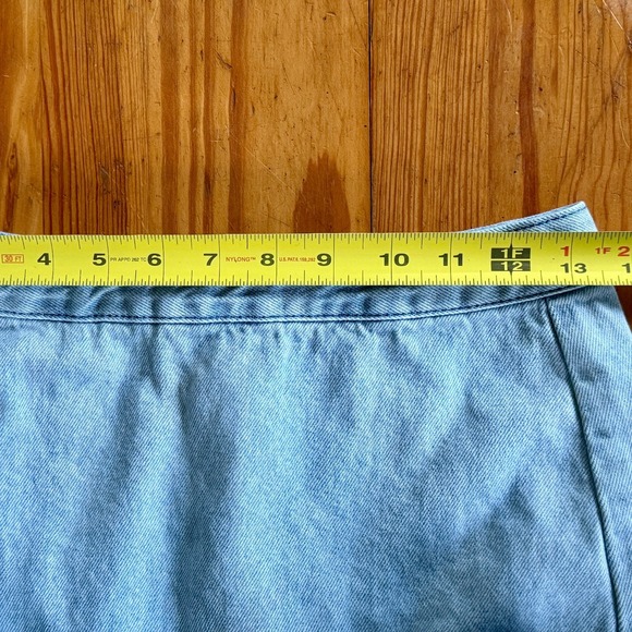 TWELVE BY‎ ONTWELFTH Jean Skirt Women's Medium Ruffled - Picture 4 of 4
